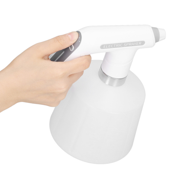 Elektrisk Sprøyteflaske 2000mah USB Lading ABS og HDPE Roterende Sprinkler Automatisk Vannkanne for Hage 1.5L