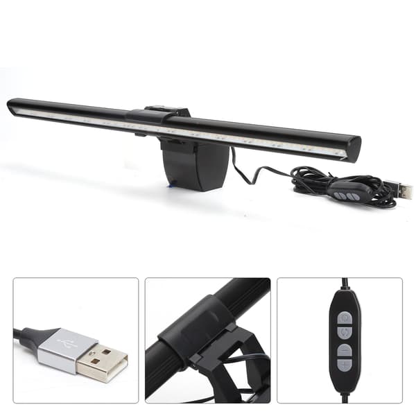 Justerbar USB Lys Bar Blu Ray Øyebeskyttelse Leselys for Skrivebord