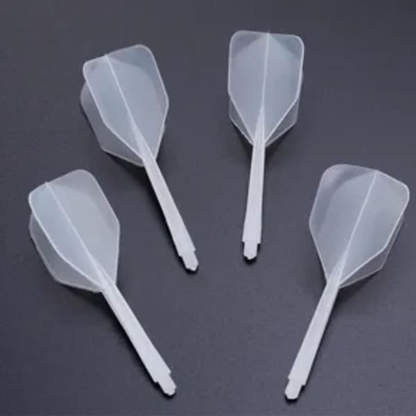 3/6 Knight Dart-Tails Slitstark Högkvalitativ Dart-Tail för inomhusbruk White 3 Pack