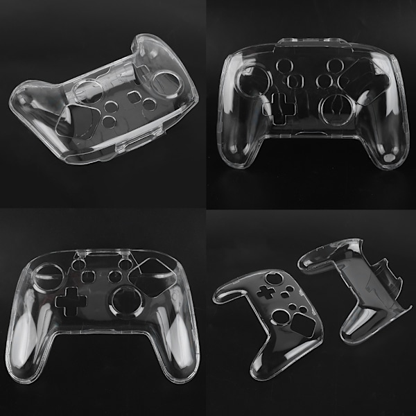 Transparent Antiskid Shell Protection Crystal Case Gamepad Cover For Switch Pro