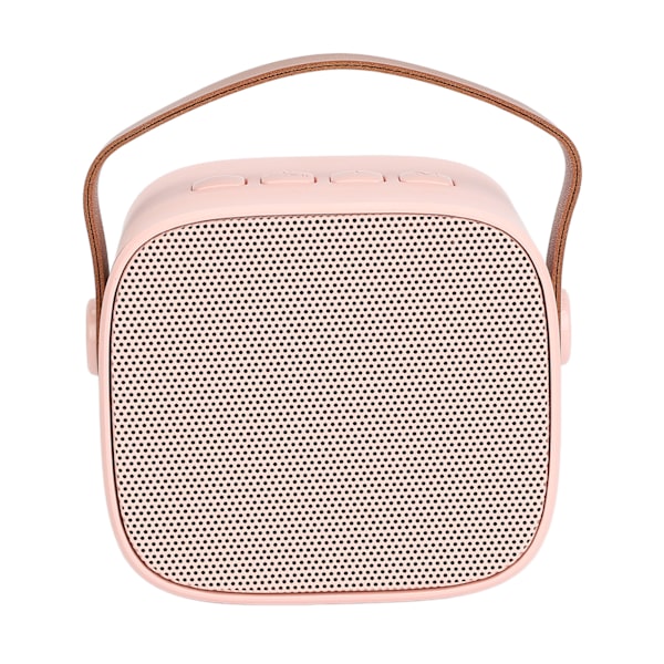 Mini Karaoke-maskin Bärbar Bluetooth-högtalare med 2 Trådlösa Mikrofoner för Barn Vuxna Rosa