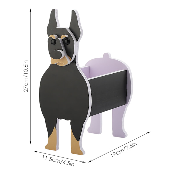 (Doberman Planter-Liten) Unik Husdjursplanter Hundplanter