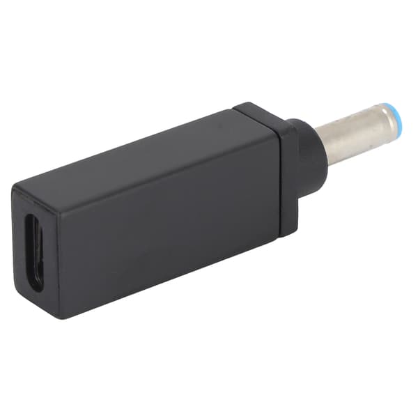 USB C til DC 4.5x3.0mm Hun til Han Strømadapter PD Oplader til HP Laptop