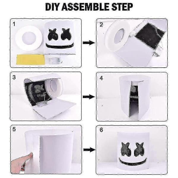 Marshmello Dj Mask Halloween Cosplay Mask E