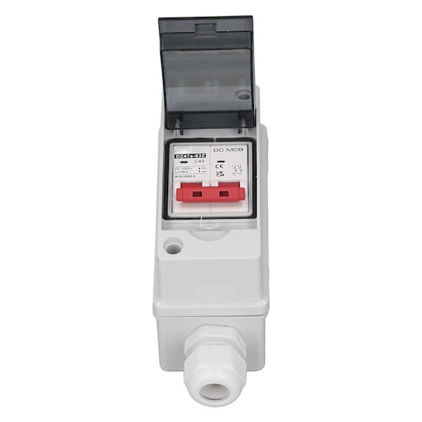 2P 40A DC-bryter, IP65 Vanntett, 6KA Brytekapasitet, DC-Isolasjonsbryter for Solcelle-PV-systemer opptil 1000V