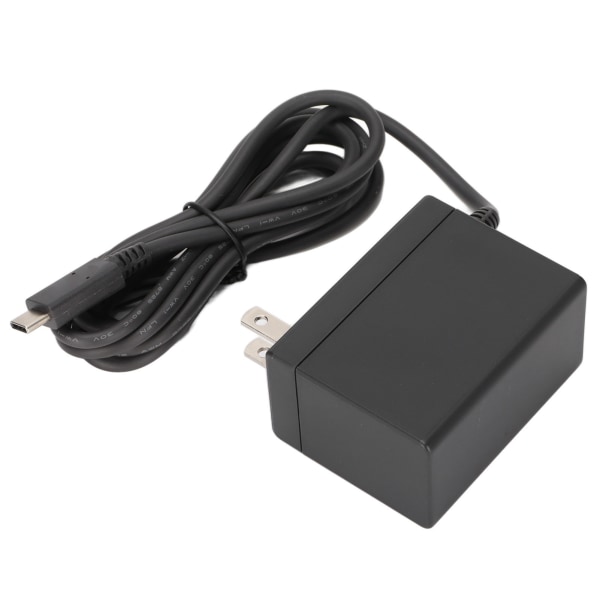 Nätströmsadapter för Switch, Bärbar Snabbladdning Spelkonsol AC-adapter för Switch 100‑240V US-kontakt