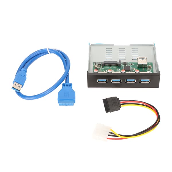 Frontpanel USB 3.1 Hub 4 Porte 10Gbps Desktop Computer Dockingstation til Kontor
