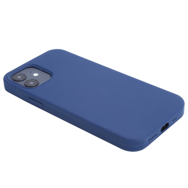 Silikondeksel for iPhone 12 Pro Trådløs Lading Kompatibel Blå