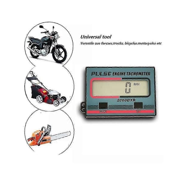 Multifunctional Handheld Tachometer - Inductive Chainsaw Lawn Mower Gasoline Engine Timing in Minutes Tac