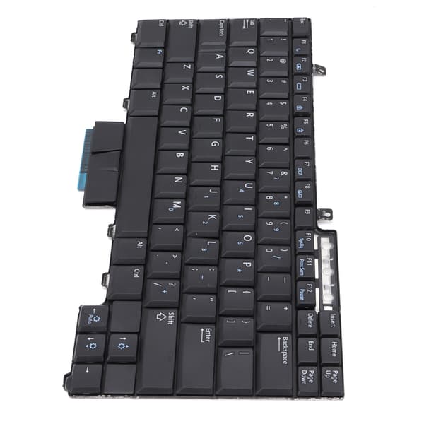 Hållbart Ersättnings tangentbord för Dell E6400 E6410 M4400 M2400 E6500 Svart