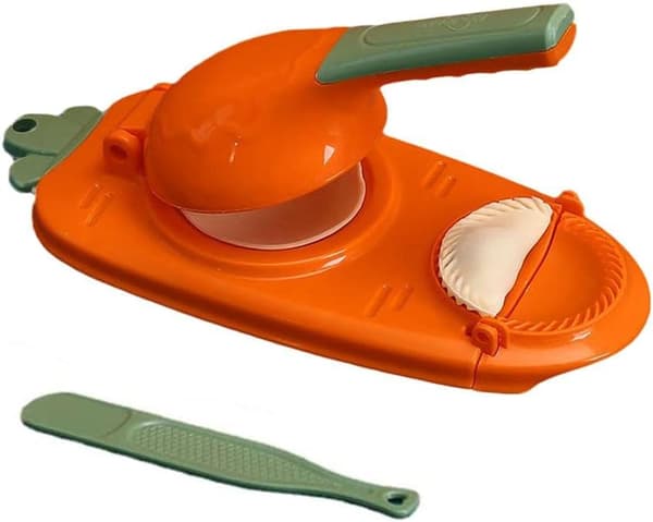 2-i-1 Dumpling Maker, Kjøkkenredskap for Dumplingproduksjon, Deigpresse
