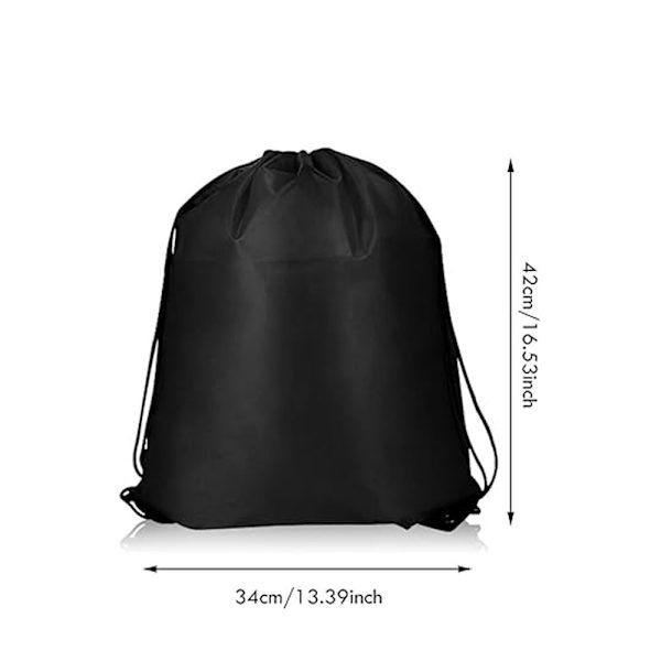 2 kpl Kiristysnauhakassia, PE-kassit Kiristysnauha Kuntosalikassit Narukassi Uimaharjoittelukassi, 42×34cm, Lapset Sopivat Urheiluun Kouluun Kuntosalille Uintiin