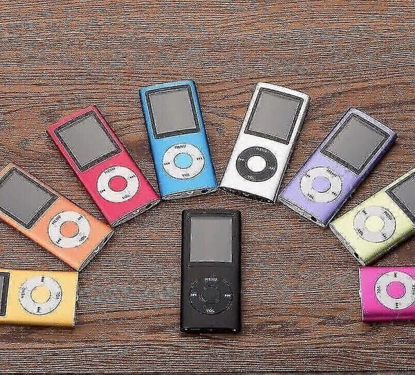 Bärbar Mini Mp3 Mp4-spelare Stöder 32 GB 1,8\" LCD Musik Video Media FM-radio Red