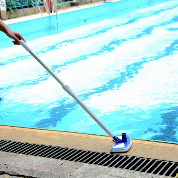 Poolstøvsugerhoved Forbindelse 1‑1/4 tommer eller 1‑1/2 tommer Slange Poolrenser til fjernelse af snavs
