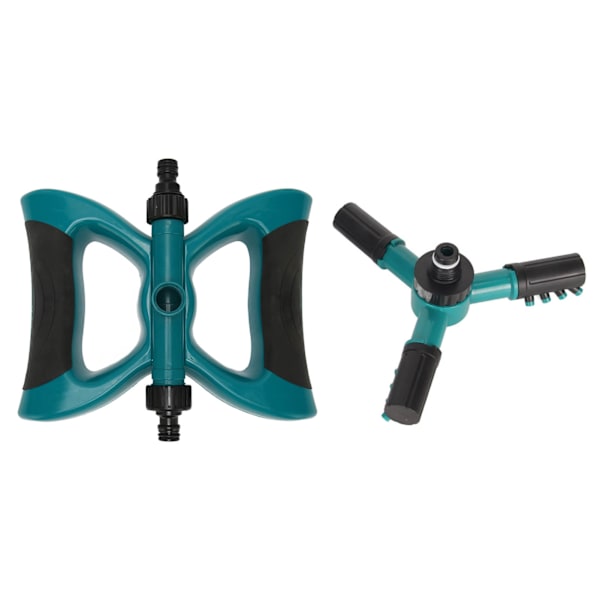 Have Sprinklere til Have 3-Arms Sprinkler 12 Indbyggede Dyser Græsplæne Sprinkler 360 Graders Rotation G3/8