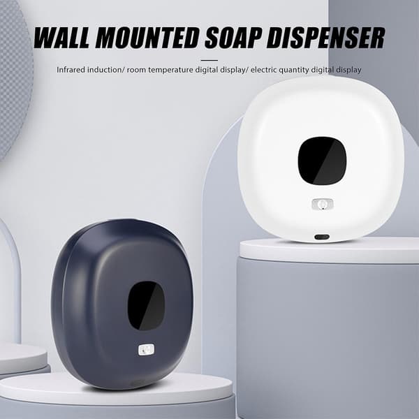 Väggmonterad skumvätsketvåldispenser Automatisk sensor Handspritmaskin White