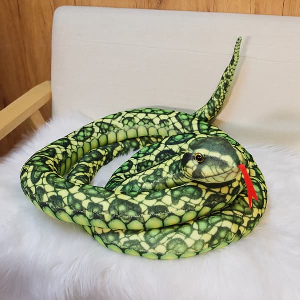 200cm Pehmo Täytetty Python Lelu Käärme Pehmolelu Kodin Sisustus Lahja Lapsille ja Ystäville