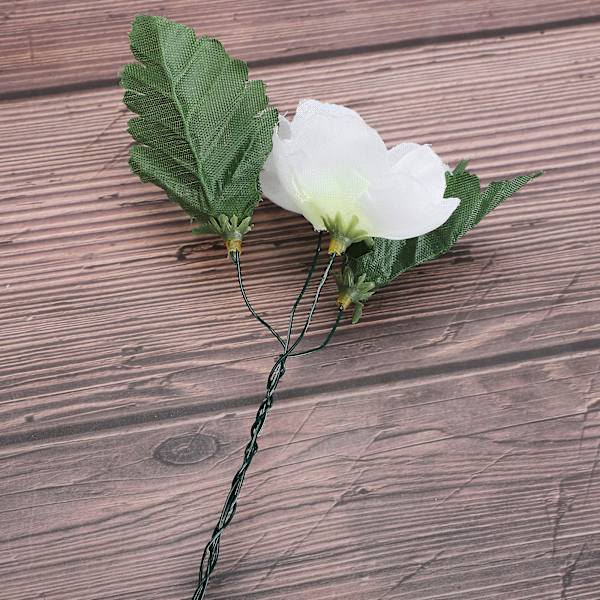 DIY håndværk jern wire fastgjort blomster wire - grøn wire bundt 22 35 meter
