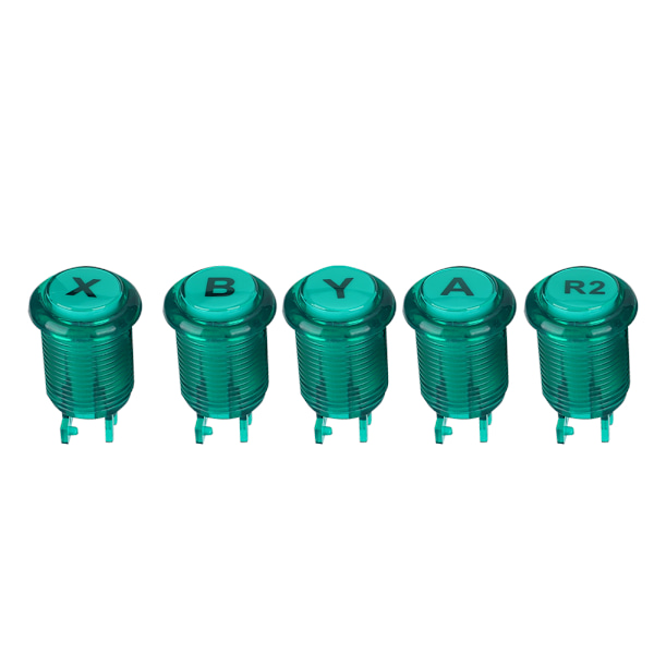 822B Enkelt DIY Arcade Joystick Tillbehörssats för Arkad / Fighting Hemspel USB-set i Amerikansk Stil (Grön)