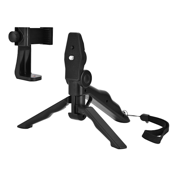 Smartphone Handhållen Stabilisator Stativ med Greppfäste