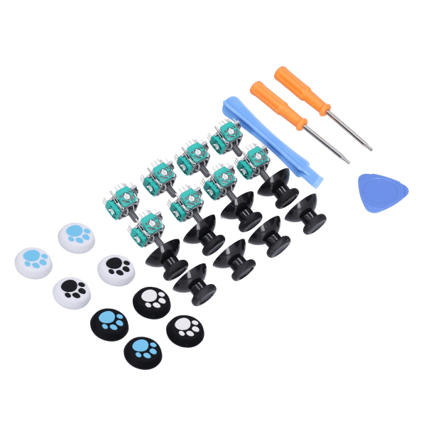 Analog Joystick Kit Komfortabel Holdbar Nem at Installere Controller Reservedele til Xbox OneQM21070991 (Kattepoter)
