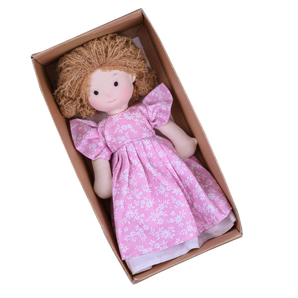 (Eksklusive karton) Dukke 09 Bomuldsdukke [Opgraderet krop] Bomuld Waldorfdukke Waldorf Opgraderet Bomuldsdukke bjd Dukke Dressing Toy- W