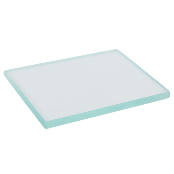 Läderhantverk Slipverktyg i Glas för Polering av Läder - Mått: 130 x 100 x 8mm