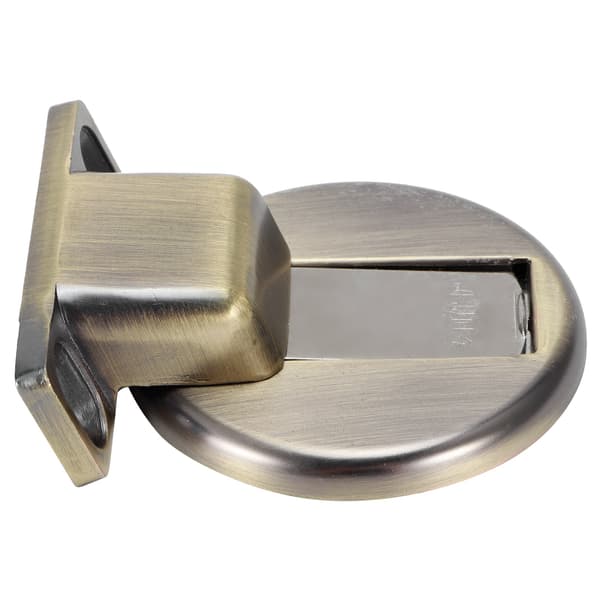 2 Sæt Antik Messing Rustfrit Stål Magnetisk Dørstopper Holder Dørstopper Tilbehør