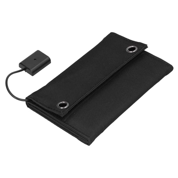 8W 5V USB Solpanel Foldbar Bærbar Monokrystallinsk Solcelleoplader til Udendørs Brug