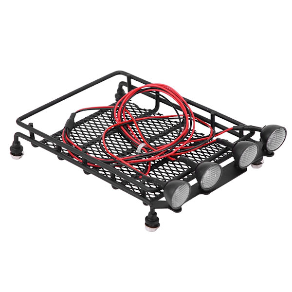 Kattoteline LED-valoilla Axial SCX10 1/10 RC-autolle (4 valkoista)