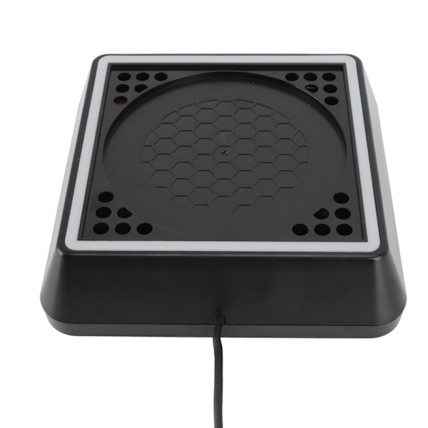 Kylande Fläkt för Botten 2.4A 5V 3 Vindhastigheter Touch-brytare USB-fläkt med Ljuslist för Xbox Series X Svart