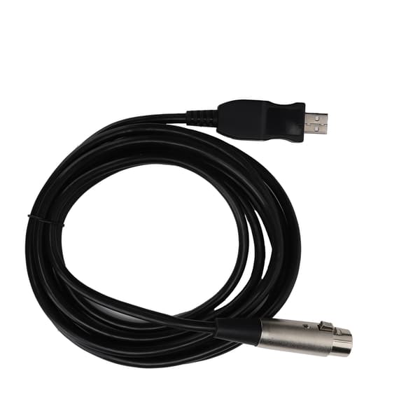 USB til XLR Hunn Adapterkabel 3 Meter Opptaksfunksjon Spillutstyr Host