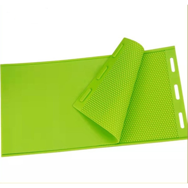 (Grønn)Bivoksplateform, fleksible bivoksplater av silikon, stearinlyspregepresse, birøkterutstyr