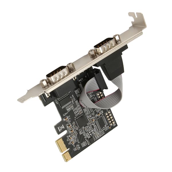 2 Port PCIe RS232 DB9 Serielt Kort til Windows Linux