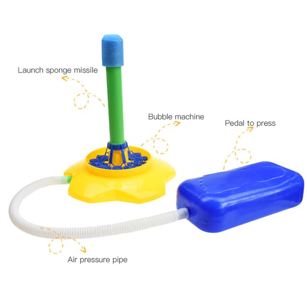 Bubble Stomp Shuttle Machine Utomhus Sommarleksak Spel för Förälder Barn