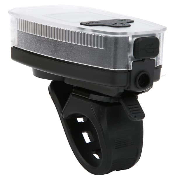 Multifunktionel cykelforlygte med speedometer LED-display og horn