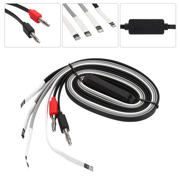 iPhone 6 6s 7 8 X XR XS Max Batteri Decoder Strømkabel