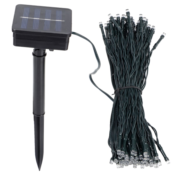 17m 100LED Blå Solcellsbelysning - IP67 Vattentät Dekorativ Utomhusbelysning för Trädgård, Patio och Gräsmatta