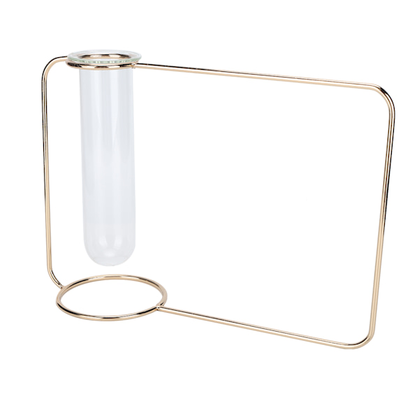 Innovativ Hängande Växtkruka Testtube Transparent Hydroponisk Växtvas för Hemmet IndoorGold