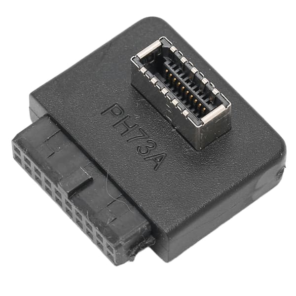 USB 3.0 Frontpaneladapter 90 Grader ABS 20pin till Typ E Header för Moderkort Bred Kompatibilitet