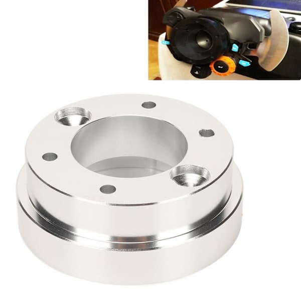 70mm Styrningshjul Adapterplatta Legering Nav Adapterplatta för Logitech för Momo för Sparco 13 14 tum PCD Styrningshjul Silver