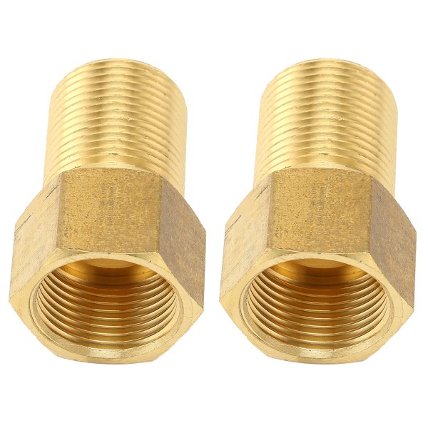 2 stk. G3/4 Haveadapter Messingforbindelsesrør Fittings til Havevanding 50 mm