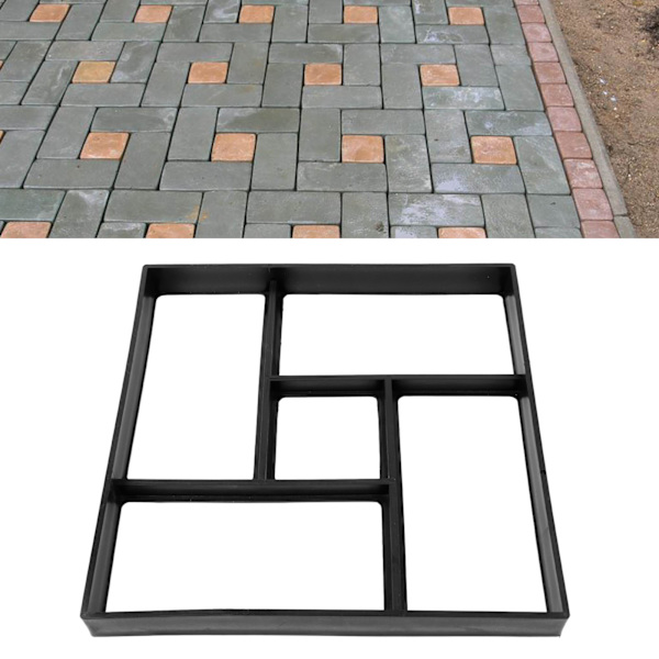 Plastikgulvforme Havebelægningsplader Hjem DIY Beton Gulvforme til Have Terrasse