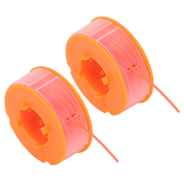 2 stk. Grasklipperspoletråd Nylon Trimmer Tilbehør Utskifting Passer for BOSCH ART 30 ART 30FA Oransje