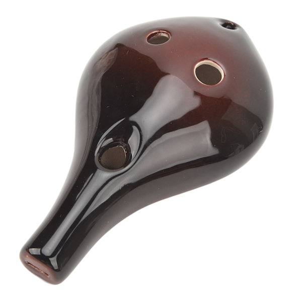 6 Huller Alto Tone C Ocarina Fløjte med Reb Komfortabelt Greb Følsom Udtale Keramik Ocarina til Instrument Begynder