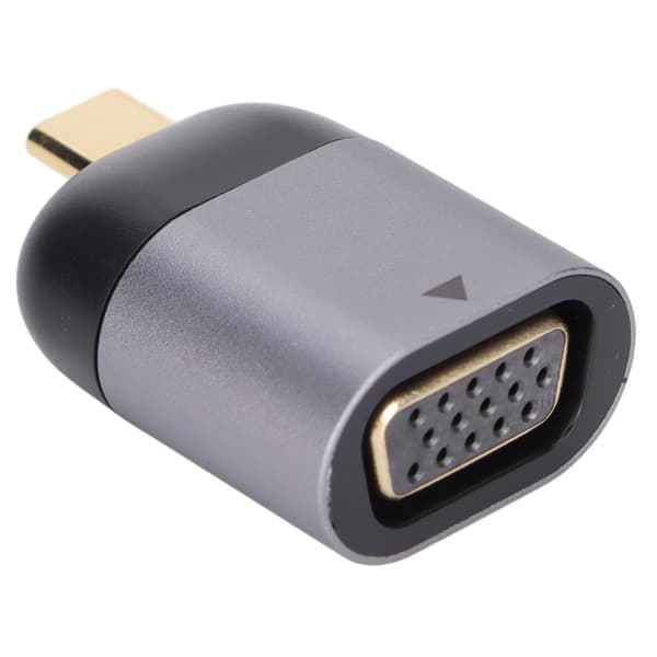 USB C til VGA Adapter 8K 60Hz Type C Han til Hun Konverter Kompatibel med Windows Android