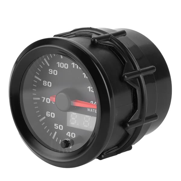 2in Vandtemperaturmåler 7 Farver LED Display 40-140℃ Pointer Universal til 12V Biler