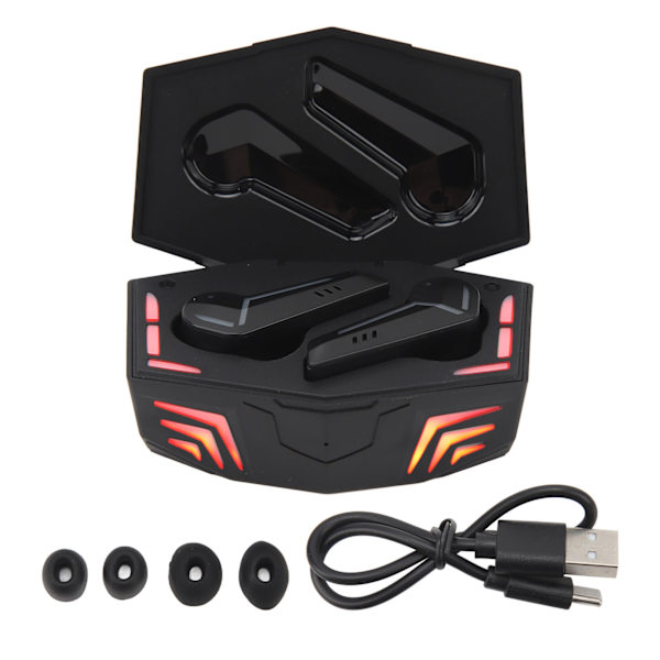 RGB Gaming Trådlösa Hörlurar Bluetooth 5.3 Stabil Låg Latens Spelhörlurar för Android för IOS för Windows
