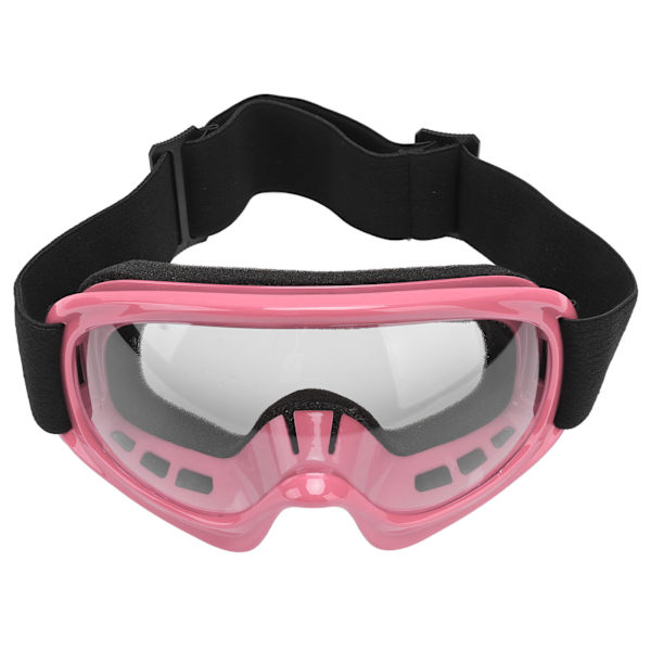 Børne Dirt Bike Briller - UV Beskyttelse & Stødsikre Motorcykel Briller til Udendørs Cykling, Ski, ATV, Off-Road Racing - Pink