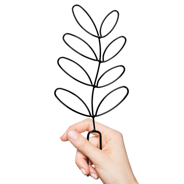 Bladstøtte ramme klatreplante jern blomsterstand udendørs plante klatre ramme guld (materiale: jern, størrelse: 11*31,5cm)